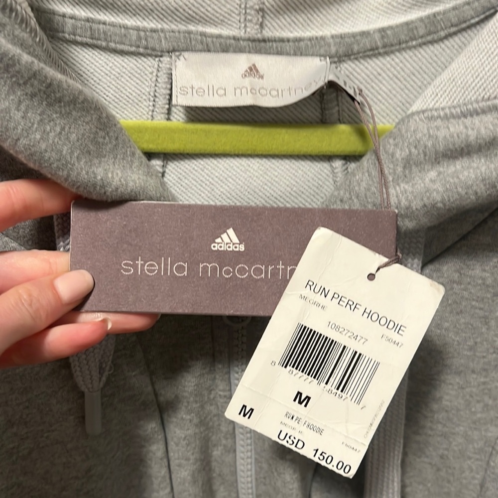 NEW! Grey Stella McCartney Adidas Active Fashion sweater